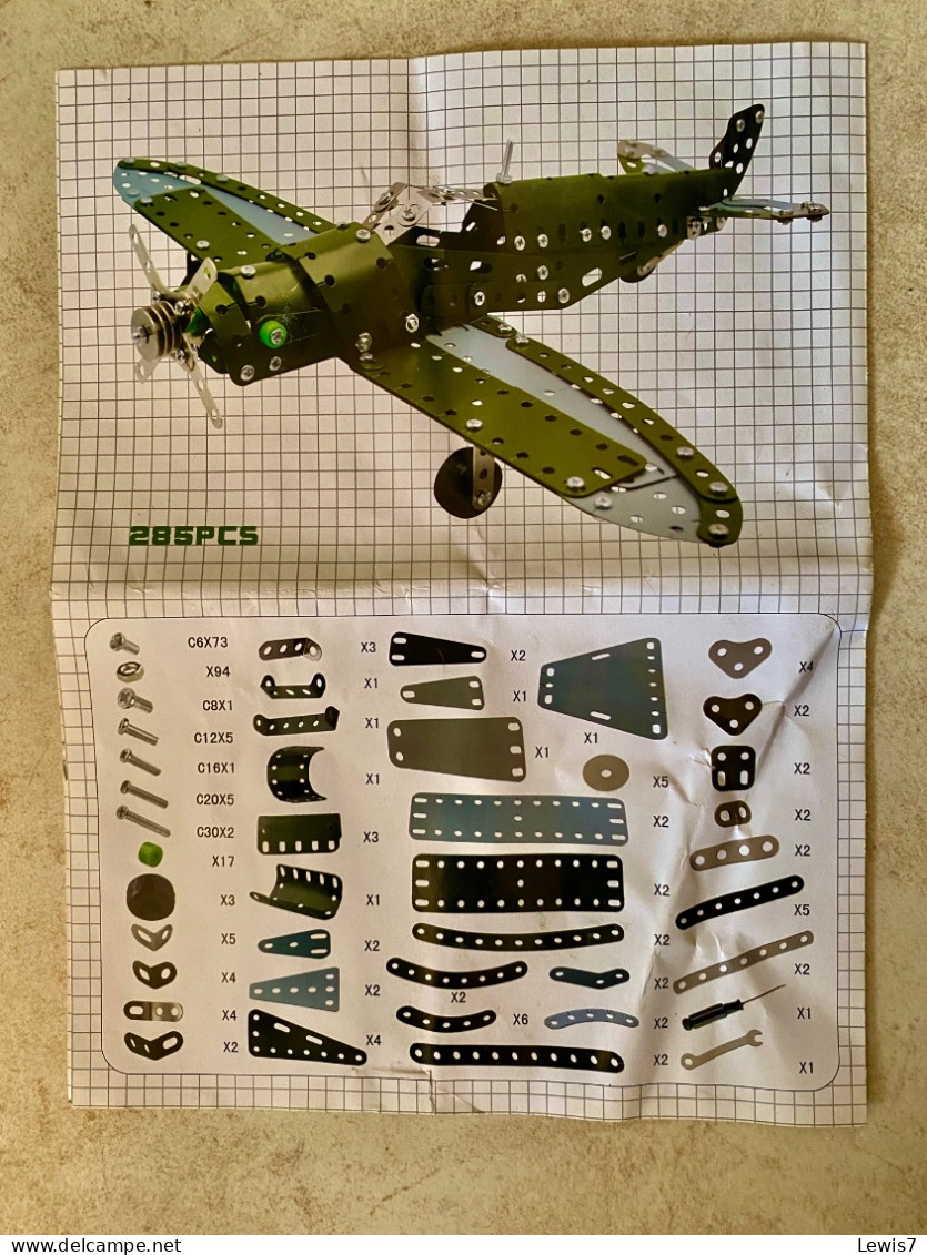 Notice : Avion Meccano / Meccano Airplane - Meccano