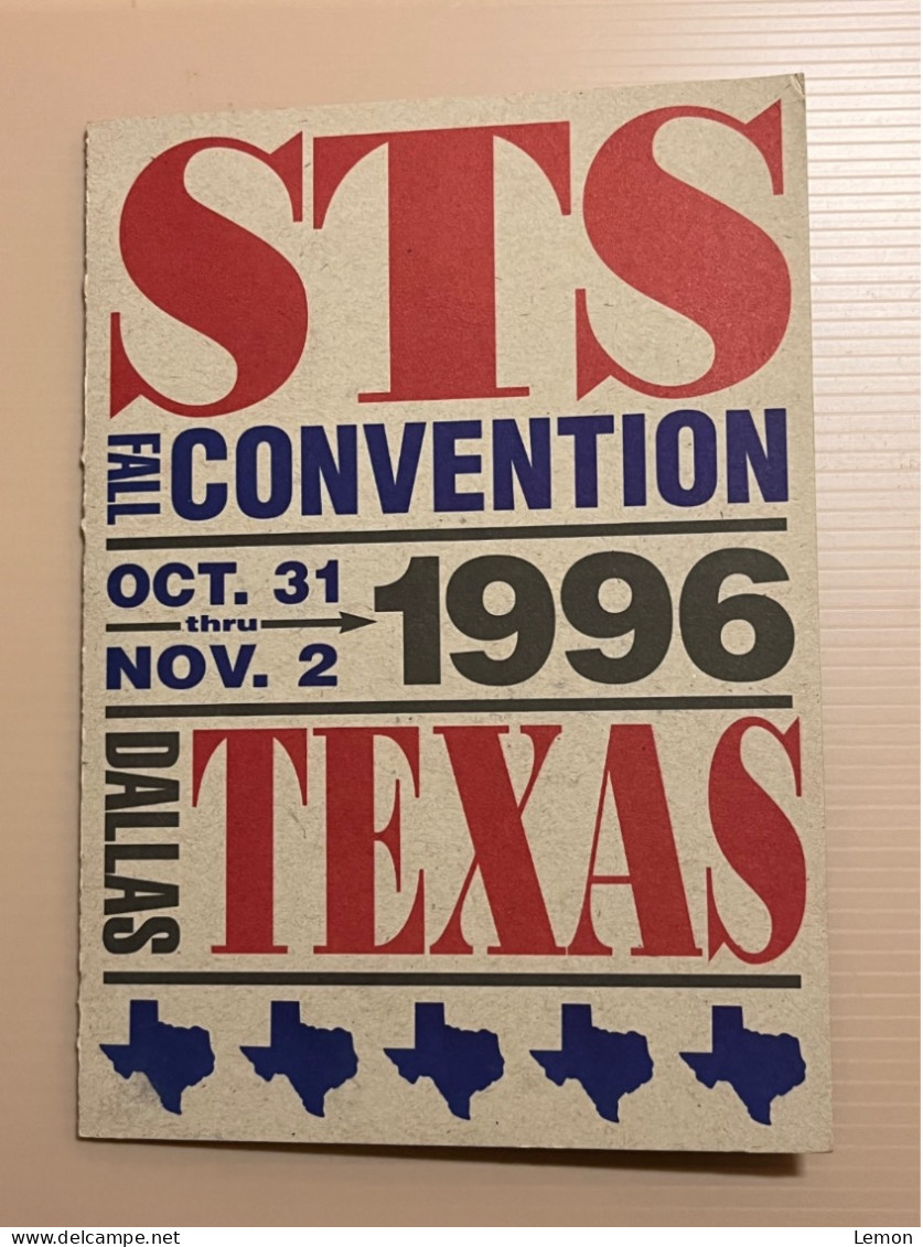 Mint USA UNITED STATES America STS Prepaid Phonecard, TEXAS Lone Star STS Fall Convention, Set Of 1 Mint Die-Cut Jumbo - Sonstige & Ohne Zuordnung