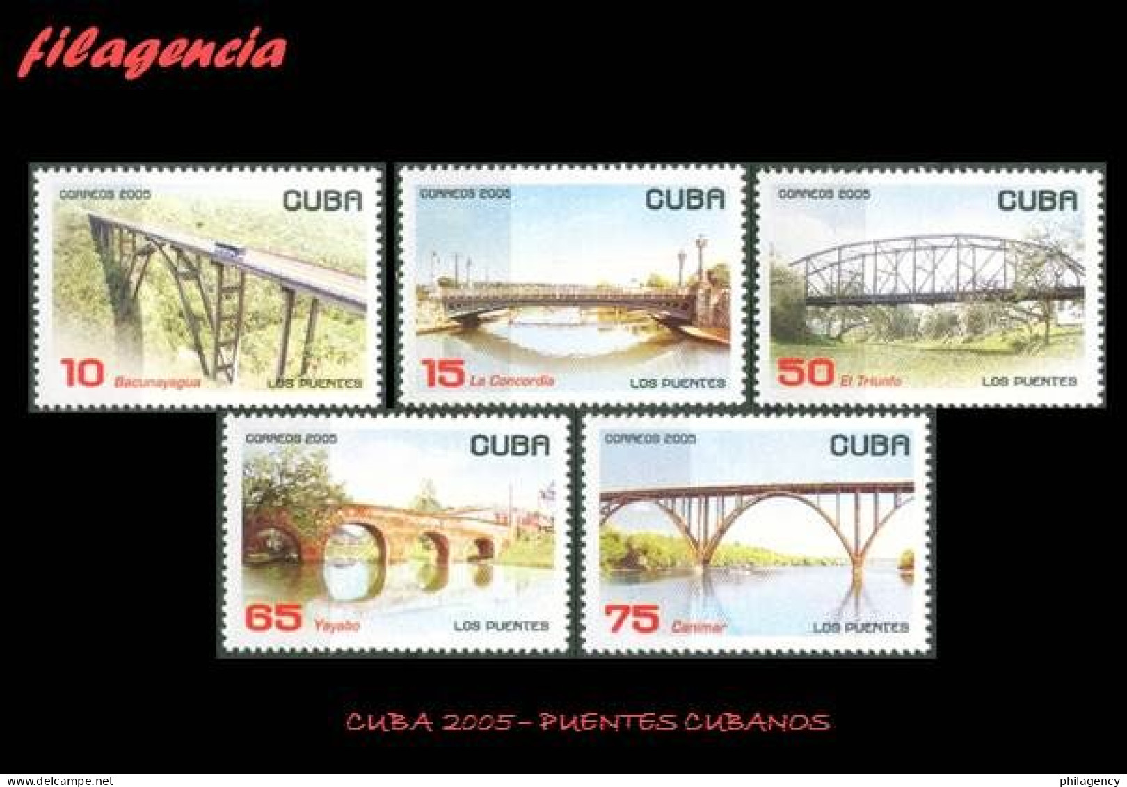 CUBA MINT. 2005-06 PUENTES CUBANOS - Nuevos
