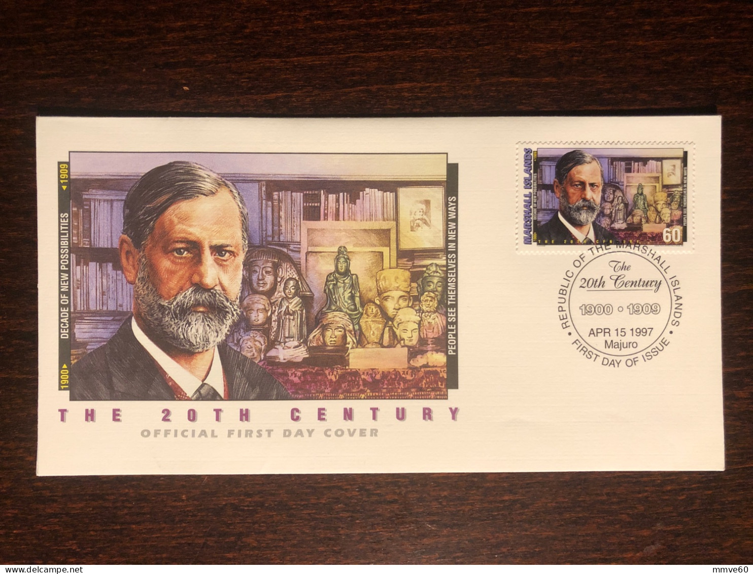 MARSHALL ISL. FDC COVER 1997 YEAR FREUD PSYCHIATRY HEALTH MEDICINE STAMPS - Marshall