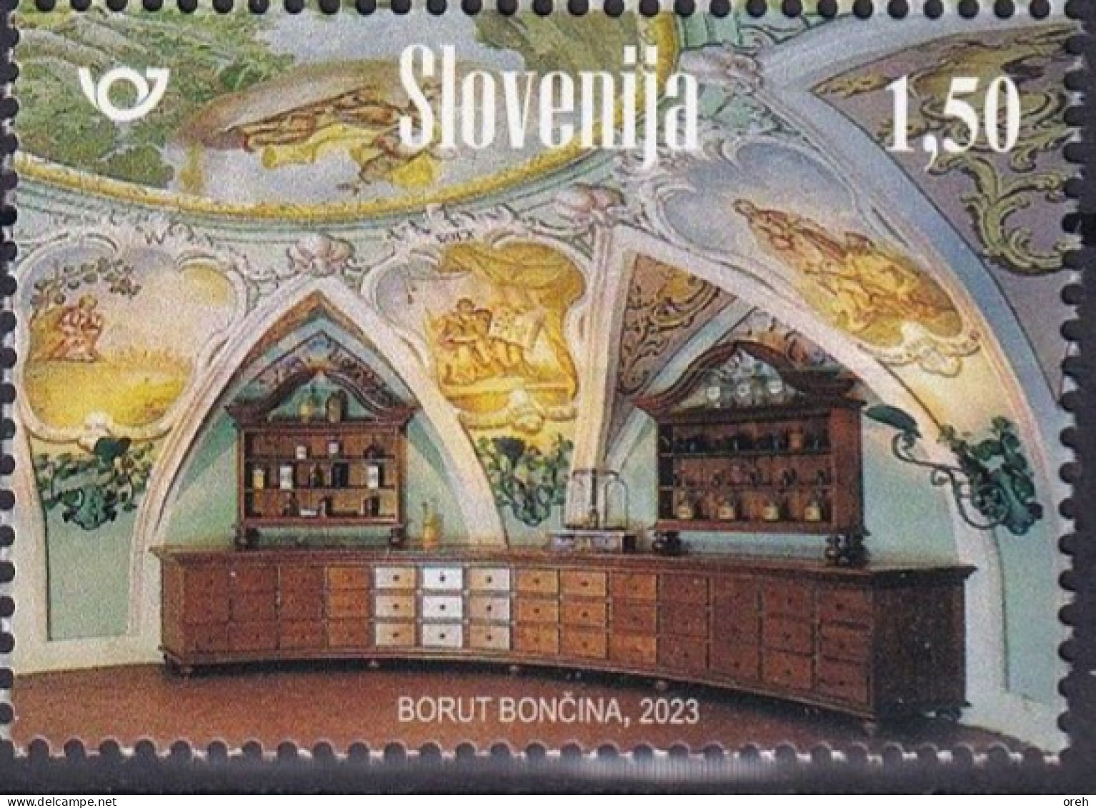 SLOVENIA  2023, NEW 31.3,TOURISM,OLDEST PHARMACY,OLIMJE,MNH - Pharmacie