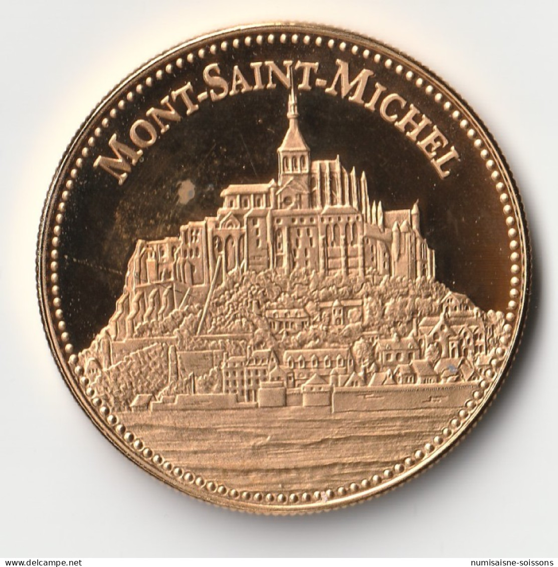 FRANCE - MEDAILLE - LE MONT-SAINT-MICHEL - LES PLUS BEAUX TRESORS DU PATRIMOINE DE FRANCE - BE - Zonder Datum