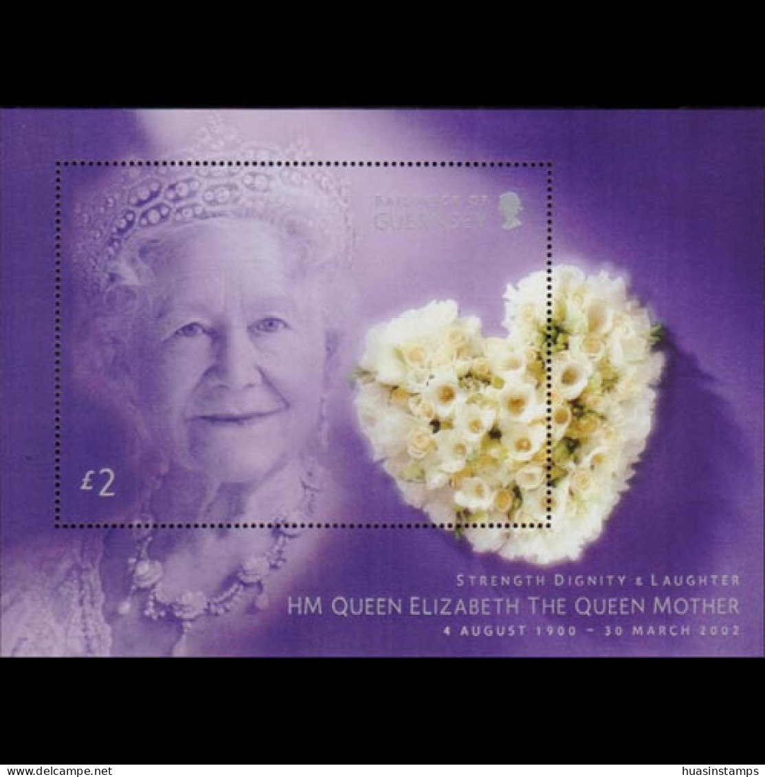 GUERNSEY 2002 - Scott# 783 S/S Queen Mother MNH - Guernesey