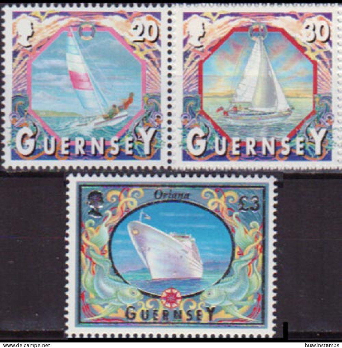 GUERNSEY 2000 - Scott# 650/60 Ships Issued 2000 MNH - Guernesey