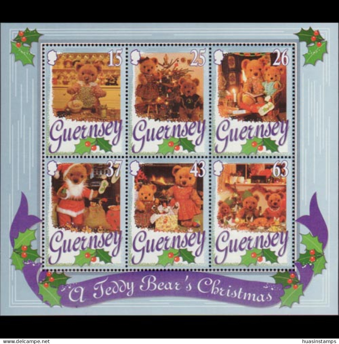 GUERNSEY 1997 - Scott# 614a S/S Teddy Bears MNH - Guernesey