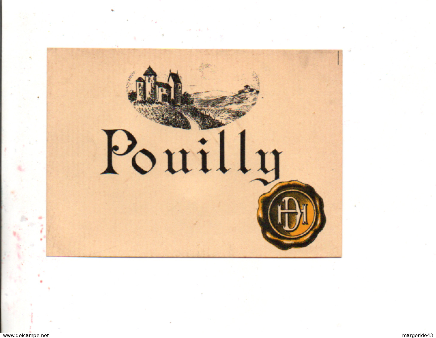 ETIQUETTE POUILLY - Rouges