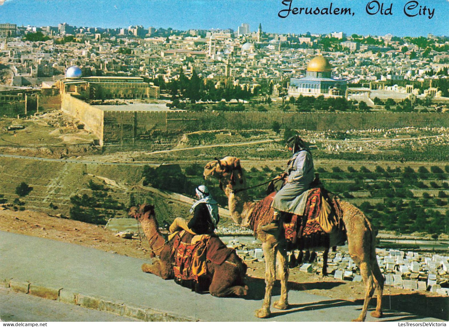 ISRAEL - Jerusalem Ville Sainte De Première Importance Pour Les Trois Grands Religions - Carte Postale Ancienne - Israel