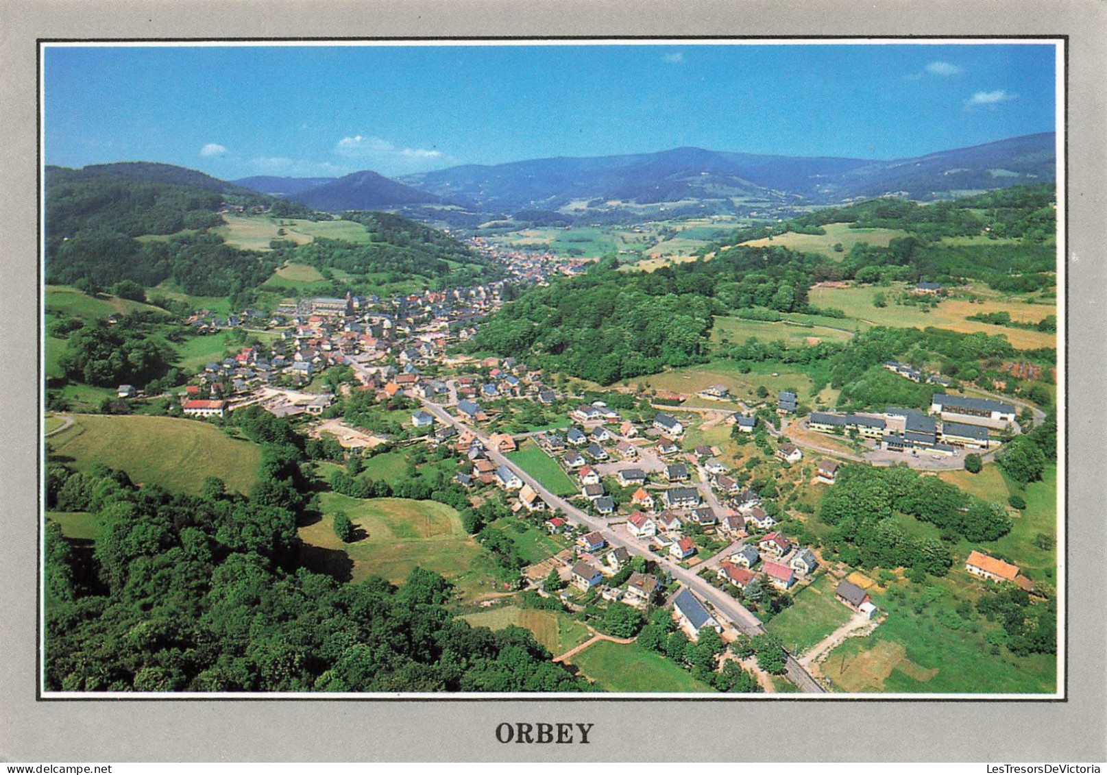 FRANCE - Orbey - Vue Aérienne De La Ville  - Colorisé - Carte Postale - Orbey