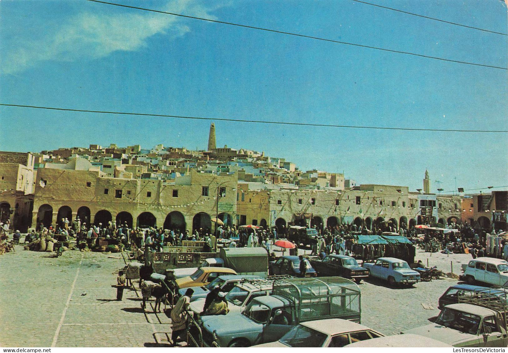 ALGERIE - Ghardaïa - Vue Générale De La Ville - Animé - Colorisé - Carte Postale - Ghardaïa