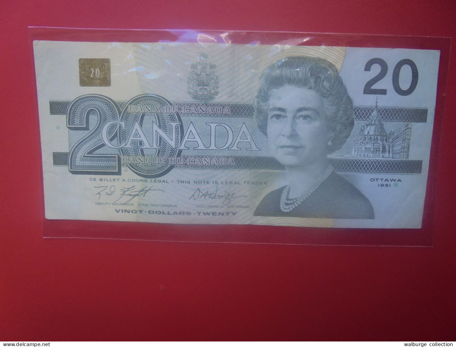 CANADA 20$ 1991 Circuler (B.33) - Canada