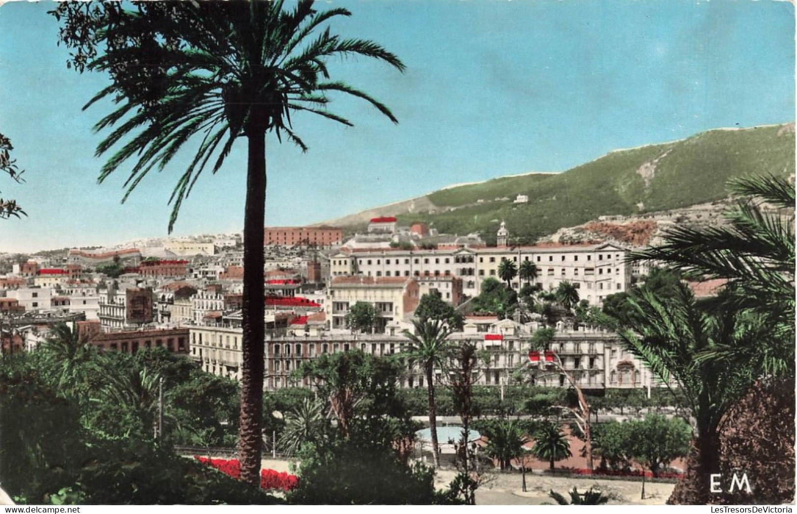 ALGERIE - Oran - Vue Sur Les Bas Quartiers Et L'hôpital Baudens - Colorisé - Carte Postale Ancienne - Oran