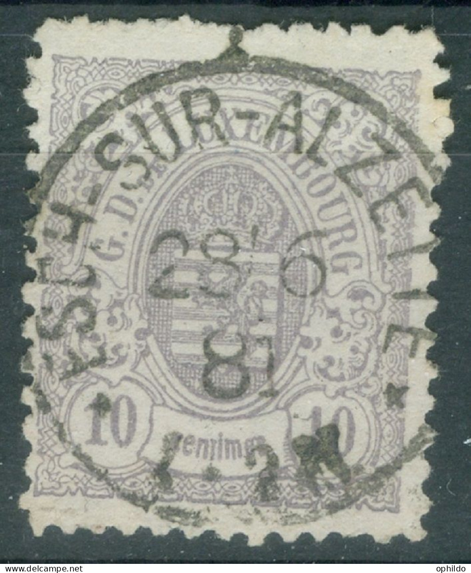 Luxembourg   Yvert 42 Ob TB - 1859-1880 Wappen & Heraldik