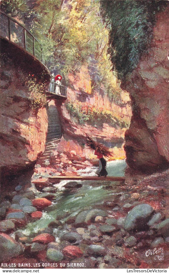 FRANCE - Aix Les Bains - Les Gorges Du Sierroz - Carte Postale Ancienne - Aix Les Bains