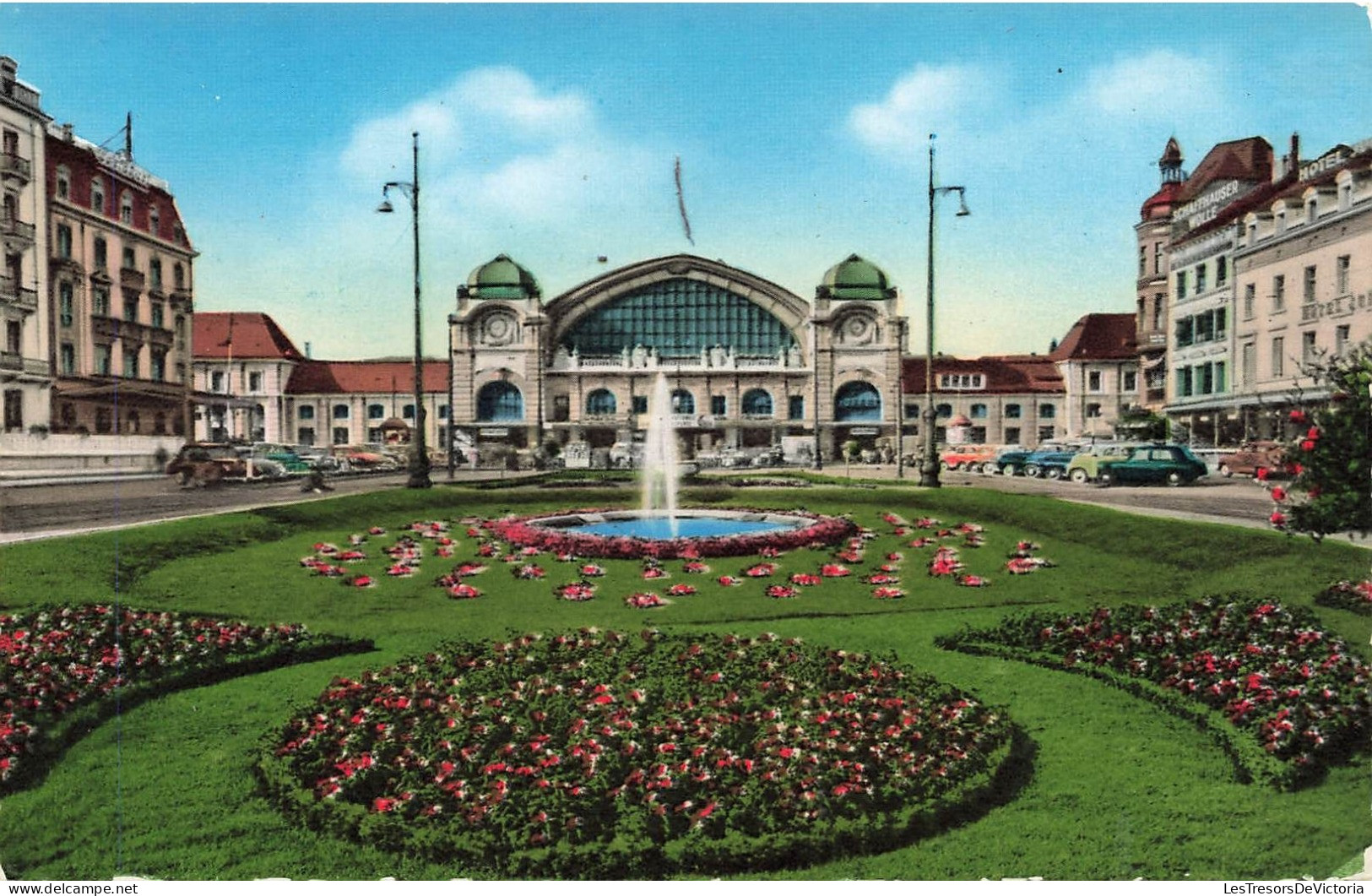 SUISSE - Basel - Vue Générale De La Gare CFF -  Colorisé - Carte Postale - Basilea