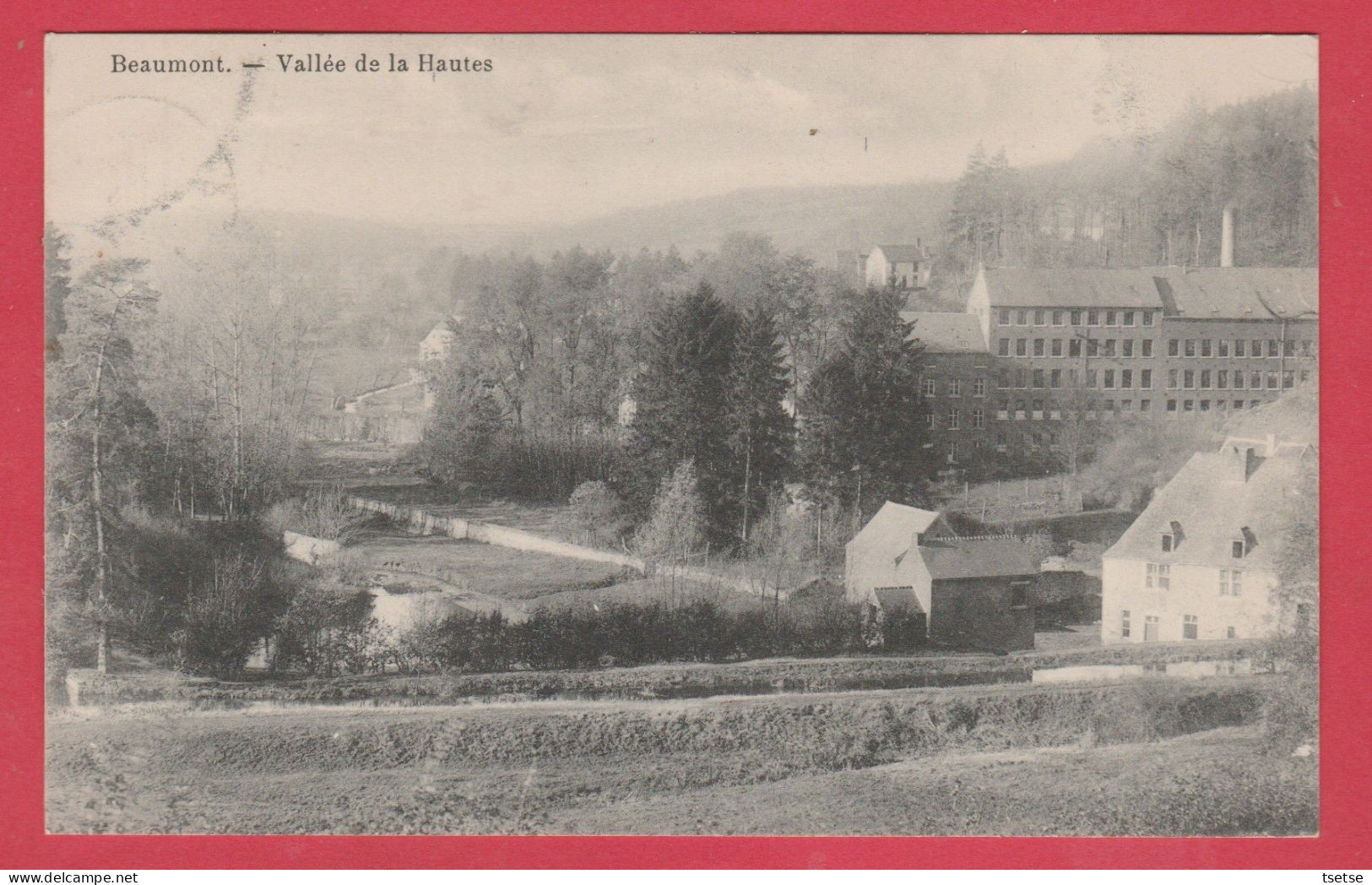 Beaumont - Vallée De La Hantes ...Filature Leten  - 1913 ( Voir Verso ) - Beaumont