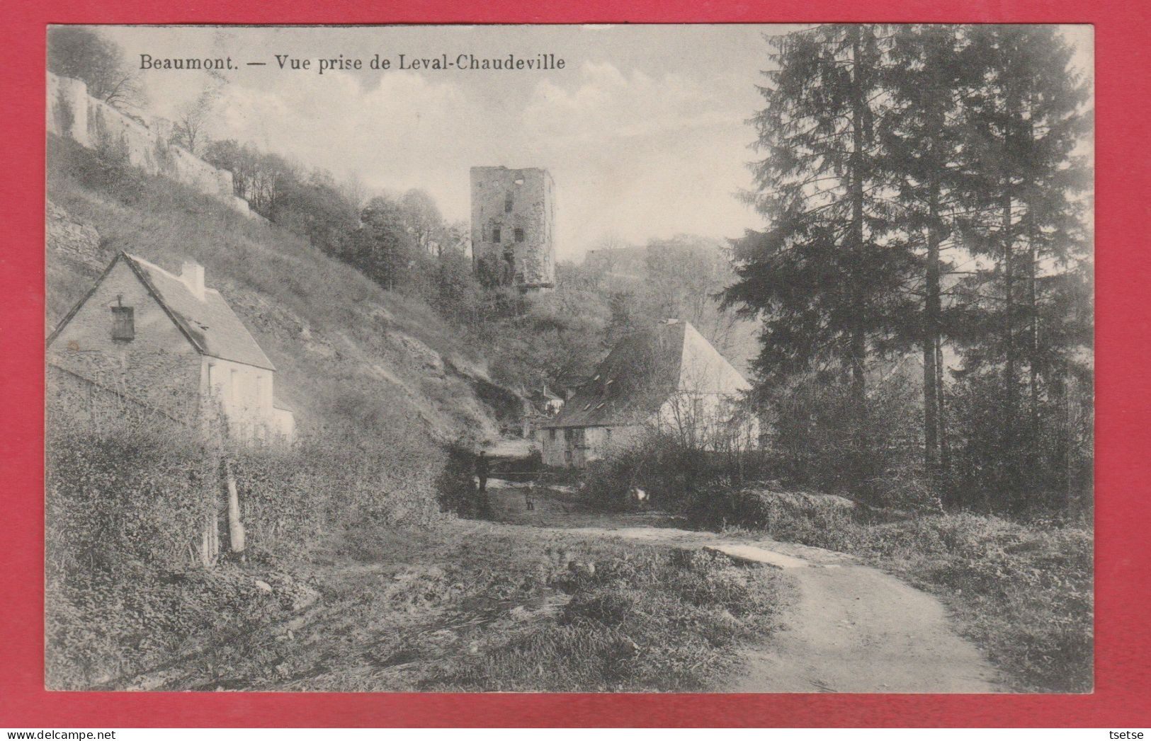 Beaumont - Vue Prise De Leval-Chaudeville  - 1913 ( Voir Verso ) - Beaumont