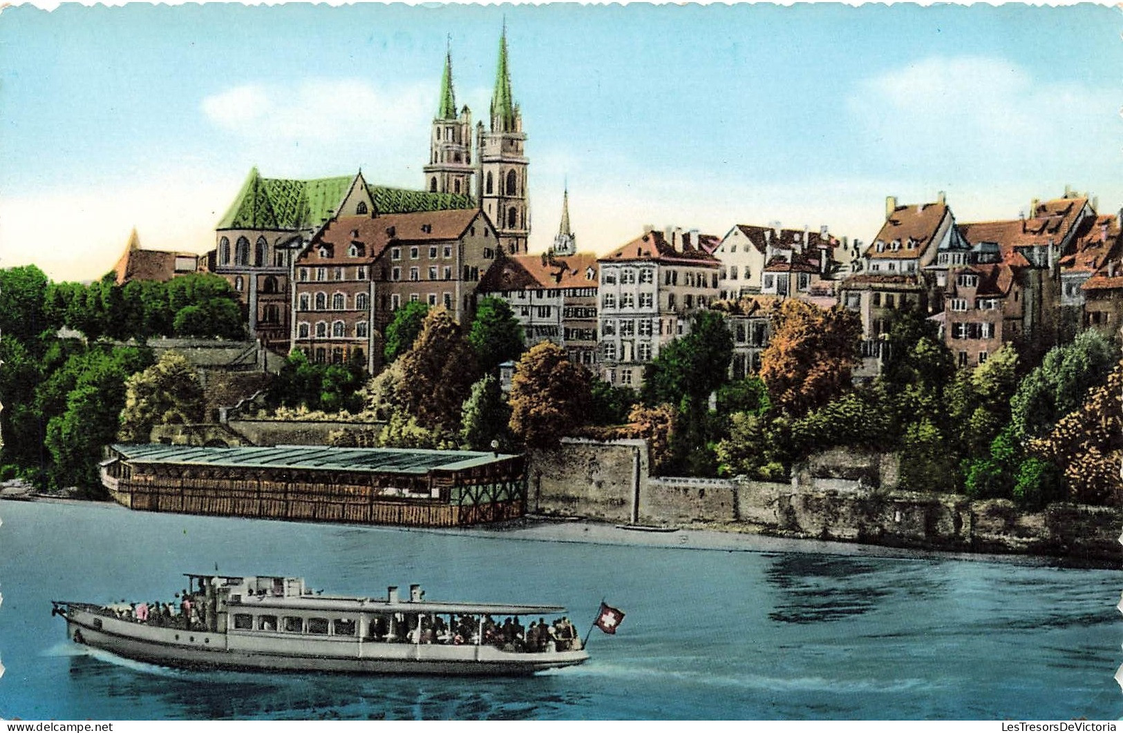 SUISSE - Bâle - Pfalz Und Munster -  Colorisé - Carte Postale Ancienne - Basilea