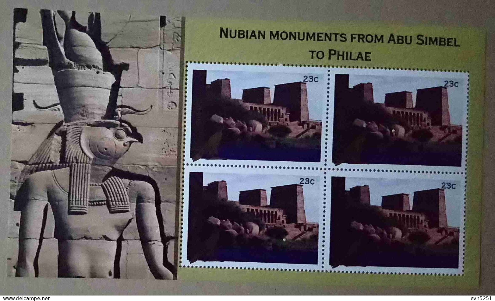 N-U-C Ny05-01 : Nations Unies New York - Le Temple D'Isis Sur L'île De Philae - Unused Stamps