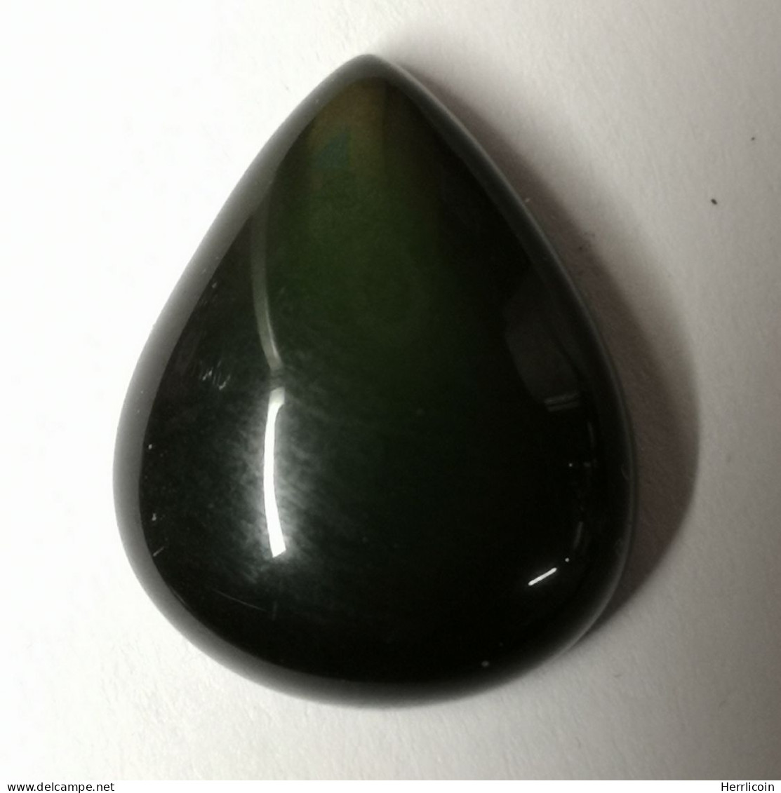 Obsidienne "Arc En Ciel" Naturelle Du Mexique- Cabochon 13.14 Carats - 19 X 15 X 6.8 Mm - Obsidiaan