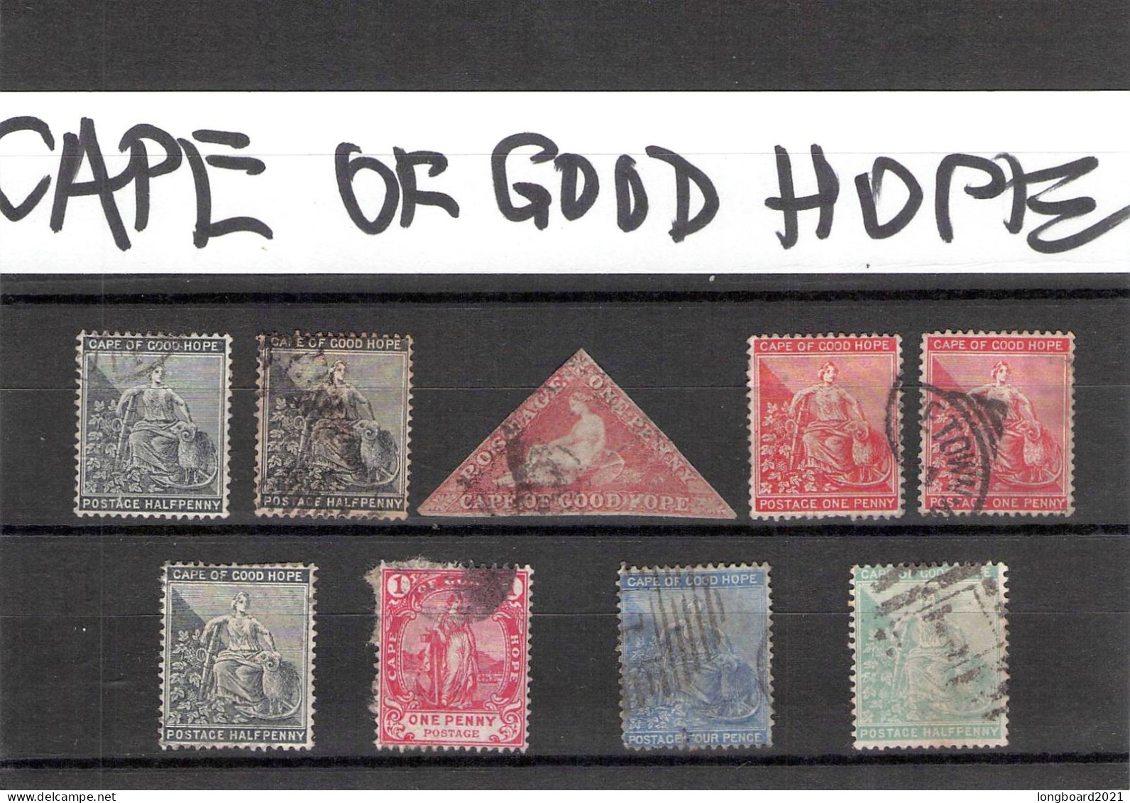 CAPE OF GOOD HOPE - SMALL COLLECTION OF OLD STAMPS. / 5217 - Kaap De Goede Hoop (1853-1904)