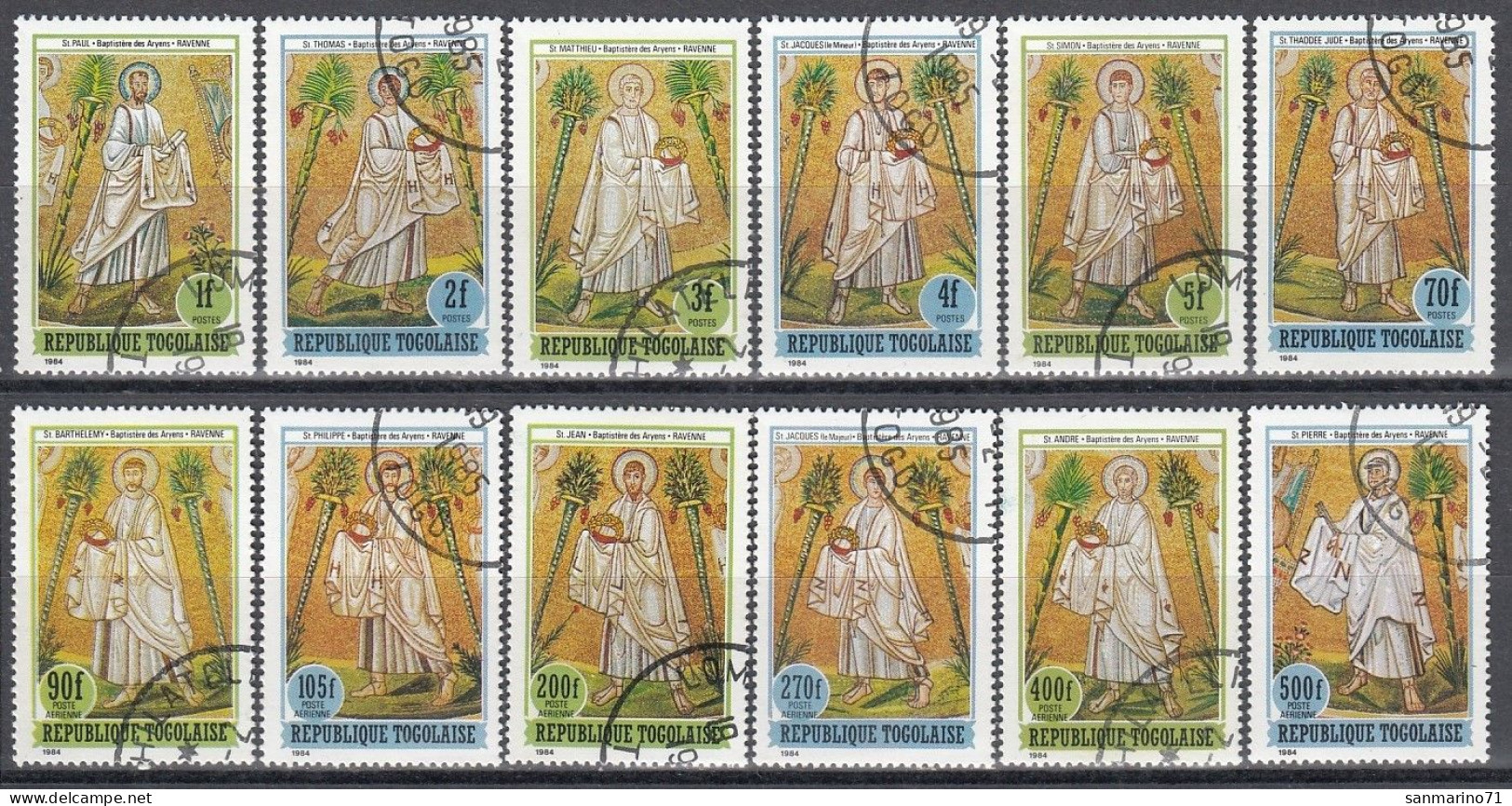 TOGO 1822-1833,used,falc Hinged - Cristianismo