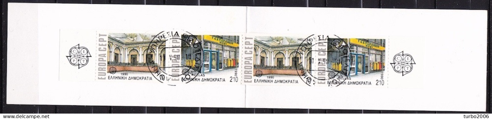 GREECE 1990 Europe CEPT Booklet Vl. 1798 / 1799 A Used - Postzegelboekjes