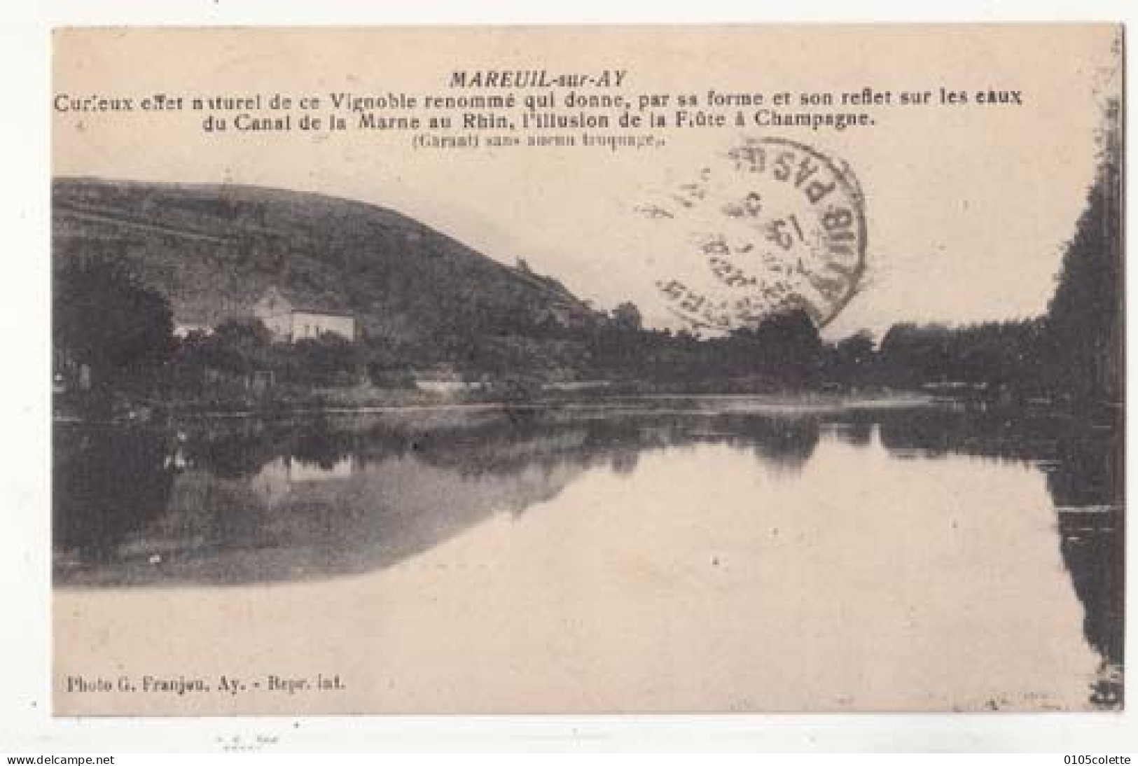 Carte - France 51 - Mareuil Sur Ay - Curieux Effet Naturel " Flûte De Champagne " - PRIX FIXE - ( Cd061) - Mareuil-sur-Ay