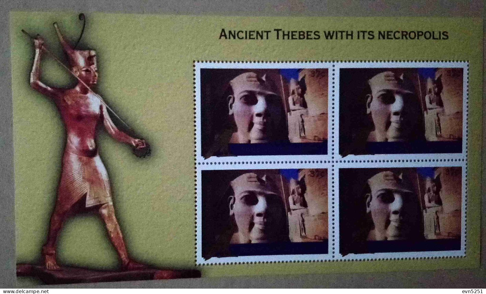 N-U-C Ny05-01 : Nations Unies New York - L'ancienne Thèbes Et Sa Nécropole (colosse De Ramsès II) - Unused Stamps