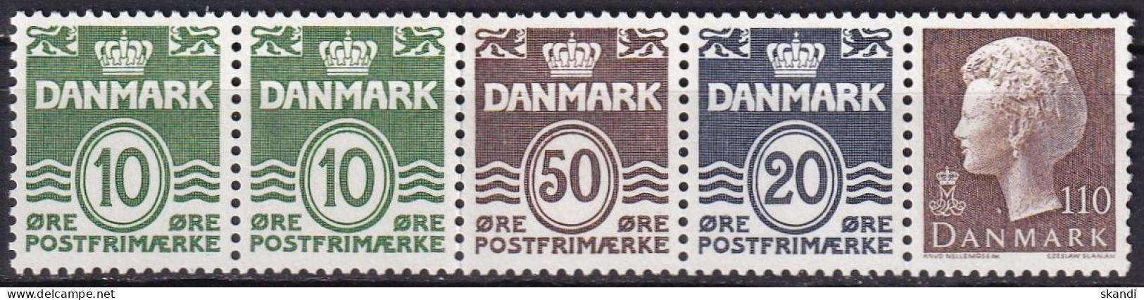 DÄNEMARK 1979 Mi-Nr. HBL 16 Markenheftchenblatt/booklet Sheet ** MNH - Ongebruikt