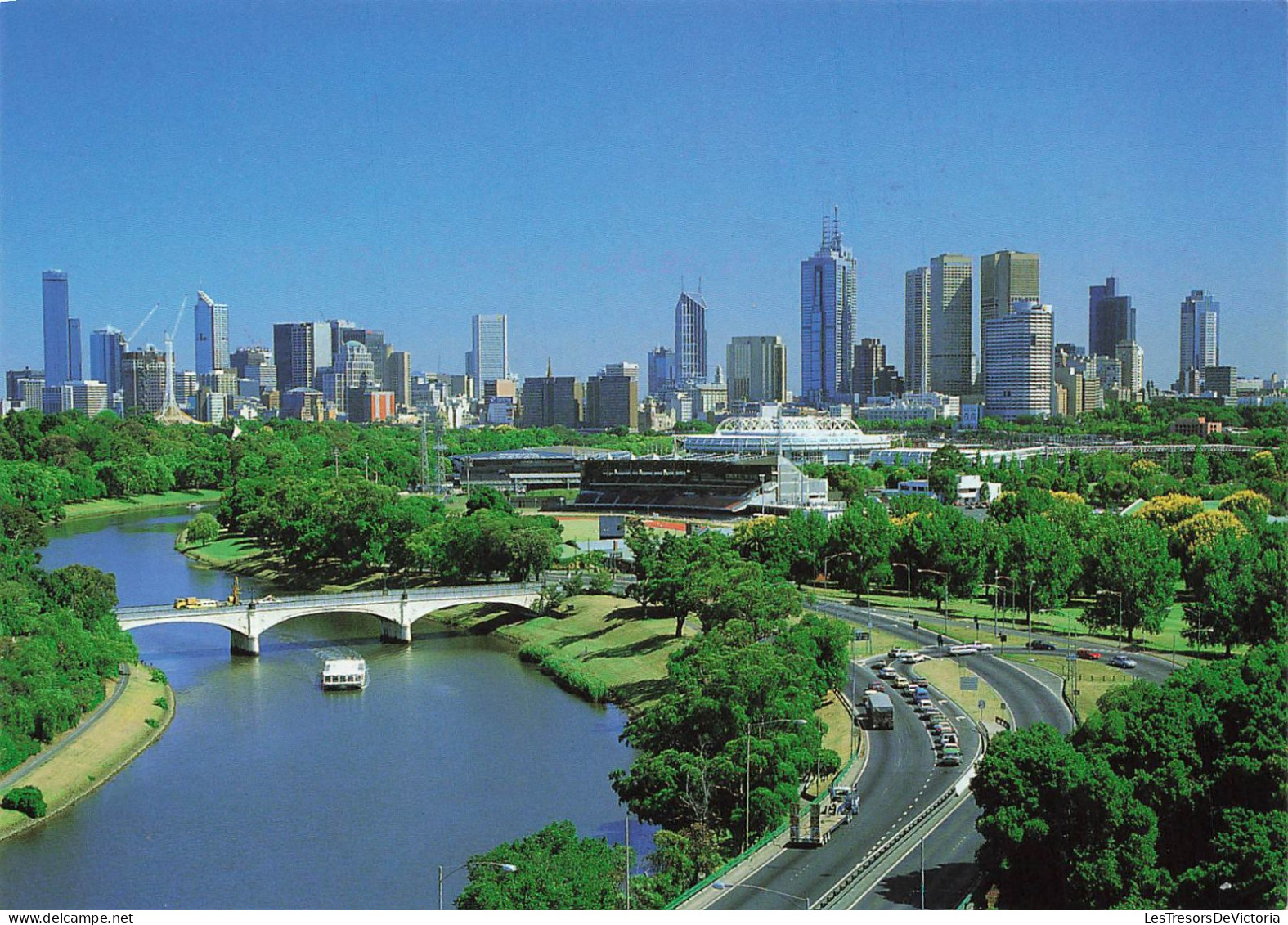 AUSTRALIE - Melbourne - Vue Panoramique De La Ville - Colorisé - Carte Postale - Melbourne