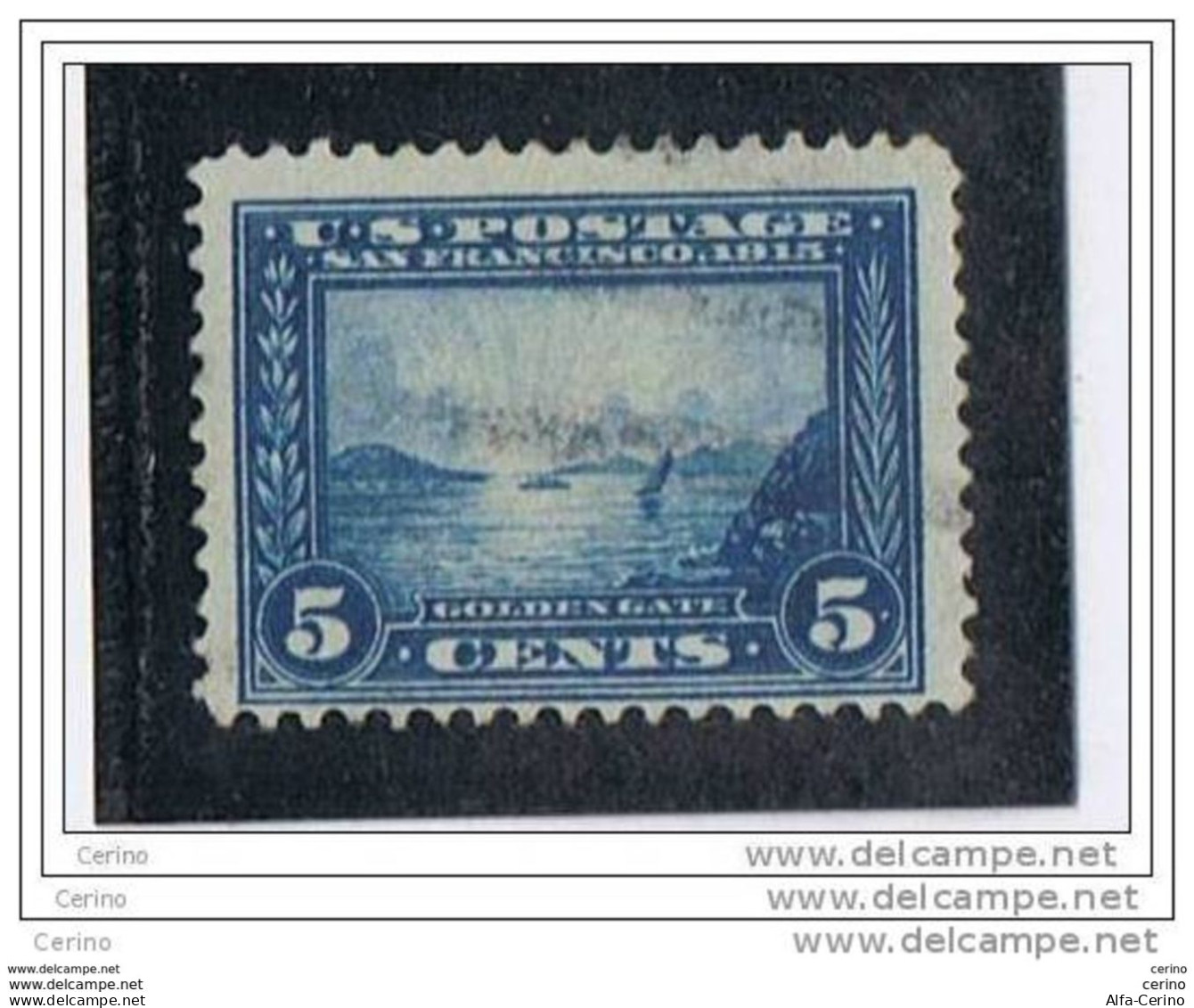 U.S.A.:  1912/15  S. FRANCISCO  EXPO  -  5 C. USED  STAMP  -  D. 12  -  YV/TELL. 197 - Gebruikt