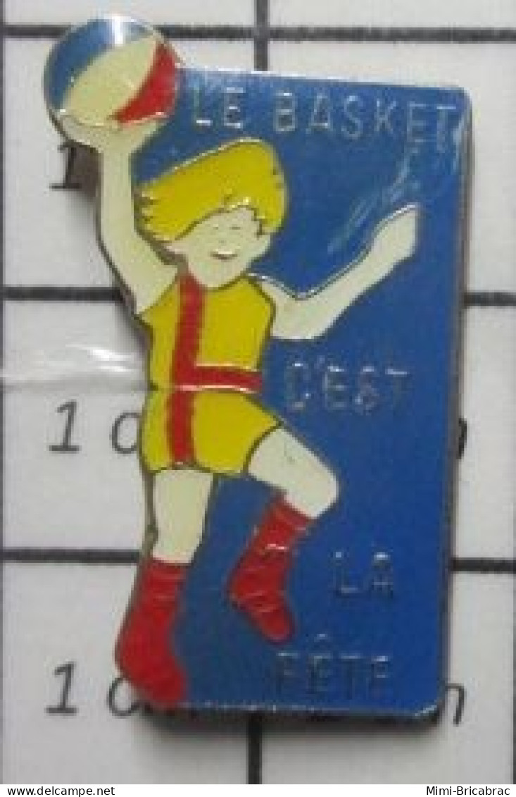 116a Pins Pin's / Rare & Belle Qualité SPORTS / LE BASKET C'EST LA FETE - Basketbal