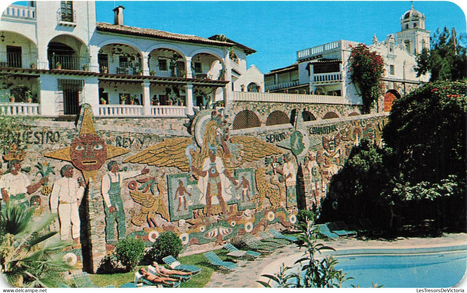 MEXIQUE - Hotel Posada La Mision - Mural De Juan O'Gorman - La Historia De Taxco  - Colorisé - Carte Postale - Mexico