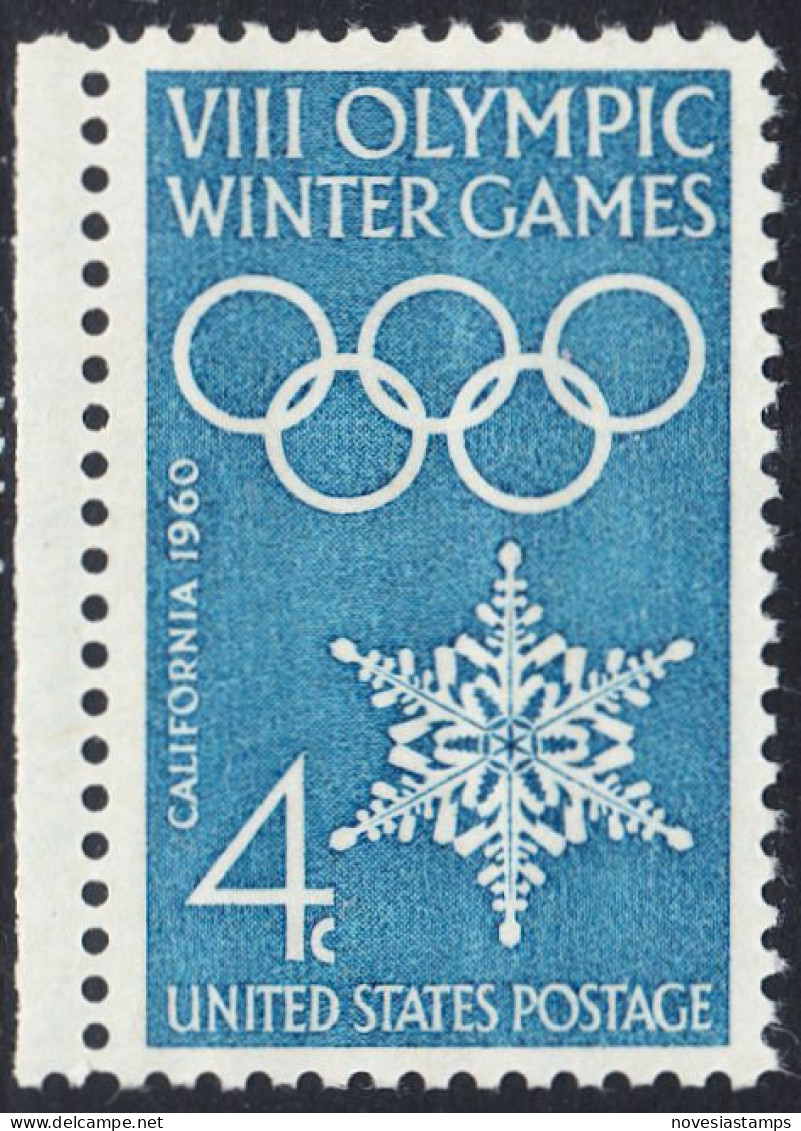 !a! USA Sc# 1146 MNH SINGLE W/ Left Margin (a2) - Olympic Winter Games - Nuovi