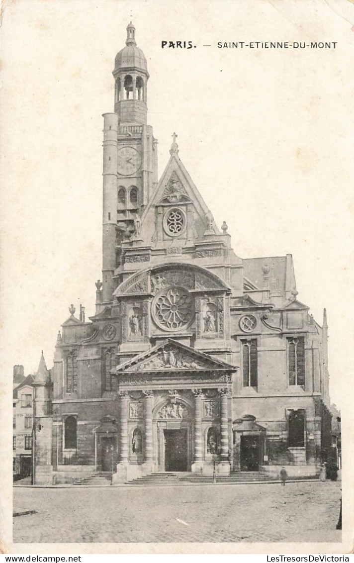 FRANCE - Paris - Vue Générale De L'église - Saint Etienne Du Mont - Carte Postale Ancienne - Eglises