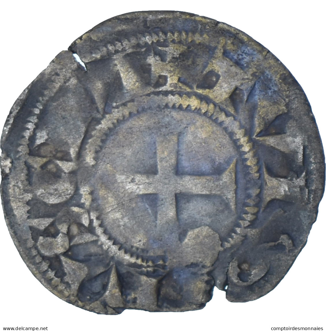 France, Touraine, Denier, Ca. 1150-1200, Saint-Martin De Tours, Billon, TB+ - Autres & Non Classés