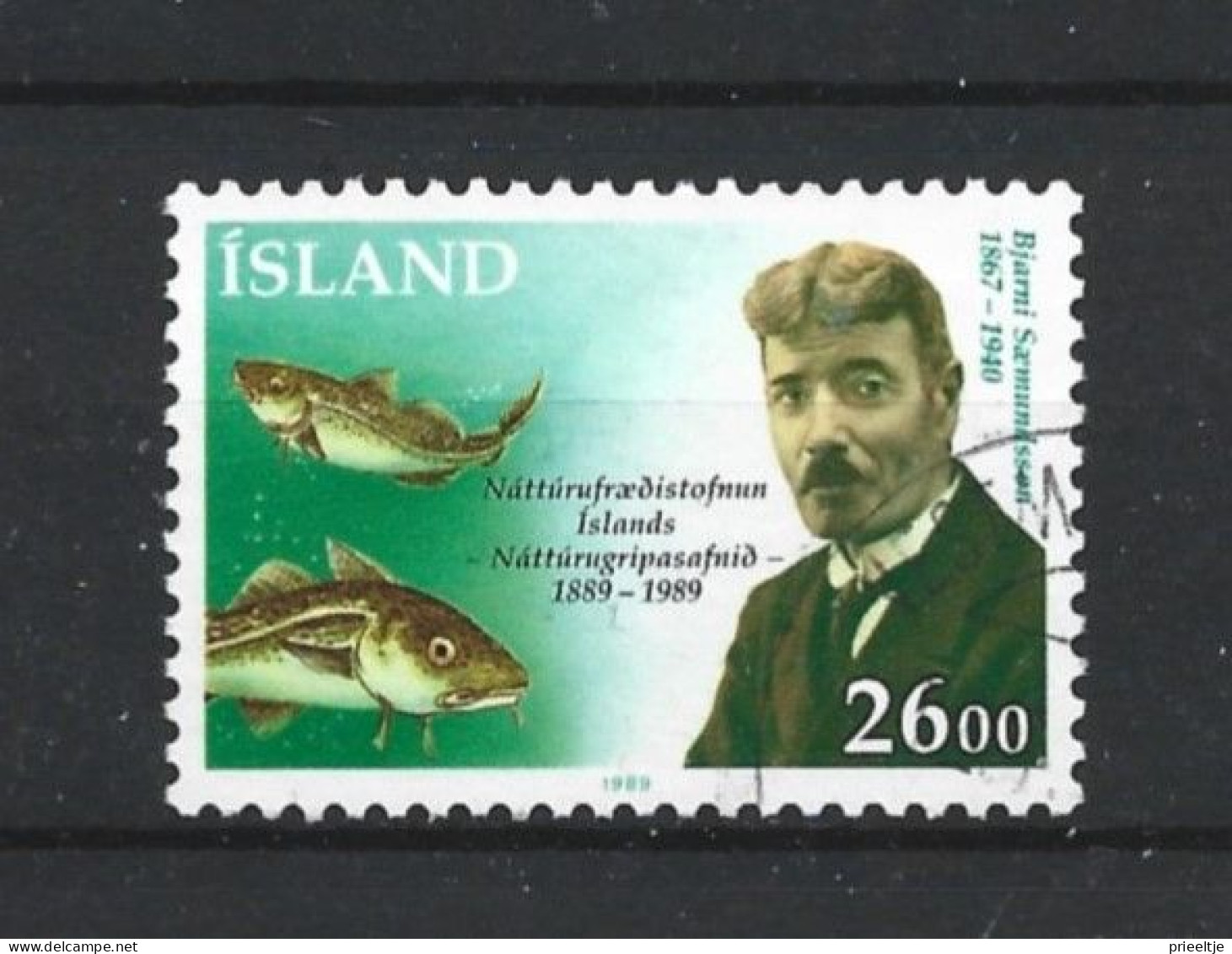 Iceland 1989 Fish Y.T. 664 (0) - Oblitérés