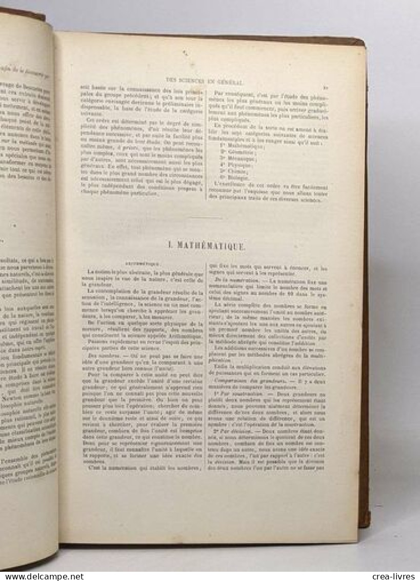 Dictionnaire Des Arts Et Manufactures De L'agriculture Des Mines Etc - Tome Premier A-F / Tome Second G-Z - Dictionnaires