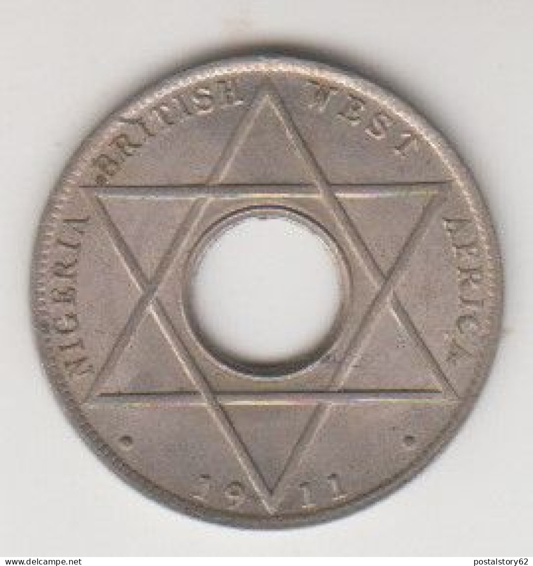 Nigeria British West Africa - Georgius V°Rex Et Ind: Imp - One Tenth Of A Penny 1911 H FDC - Colonie