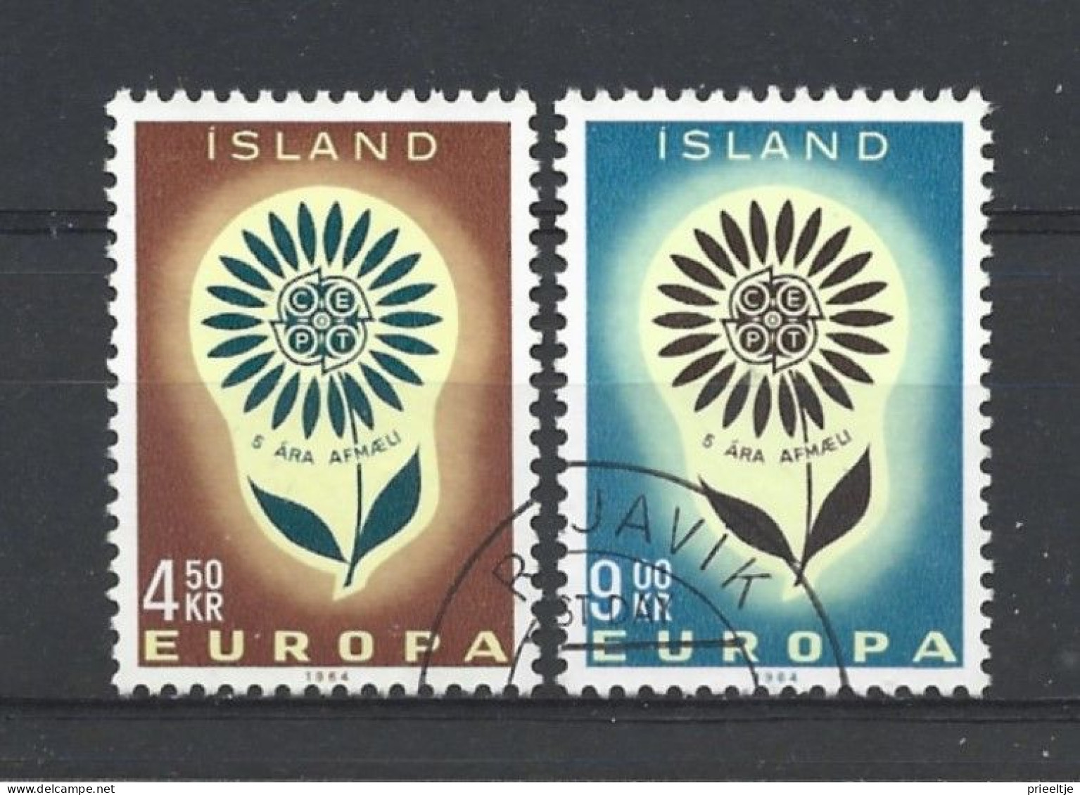 Iceland 1964 Europa Y.T. 340/341 (0) - Used Stamps