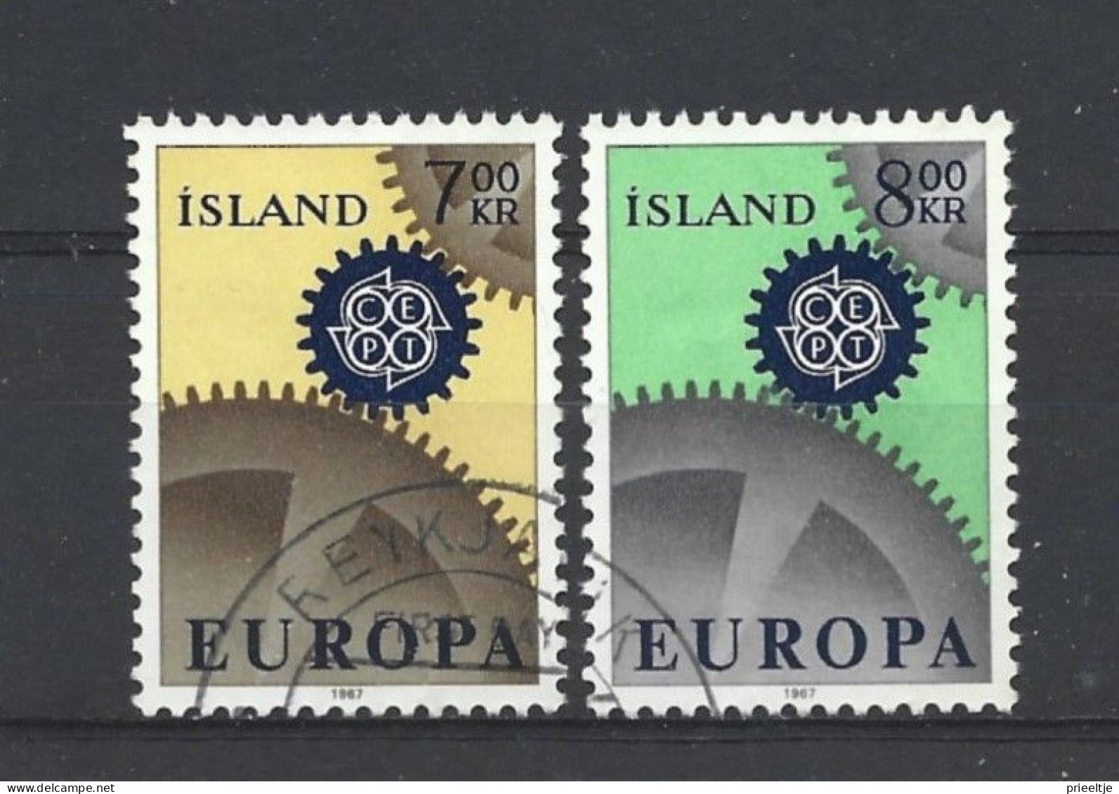 Iceland 1967 Europa Y.T. 364/365 (0) - Used Stamps