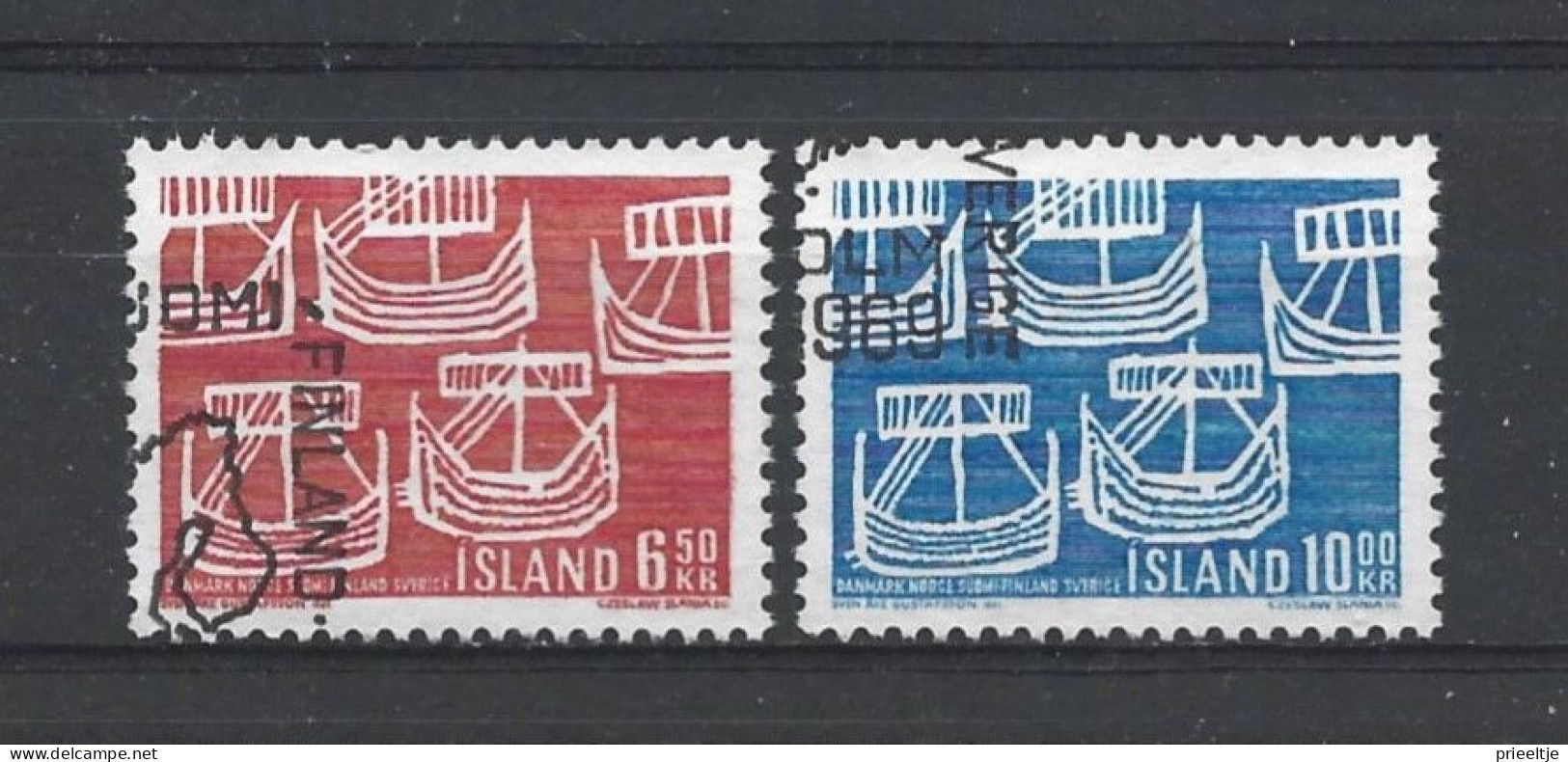 Iceland 1969 Scandinavian Community  Y.T. 381/382 (0) - Used Stamps