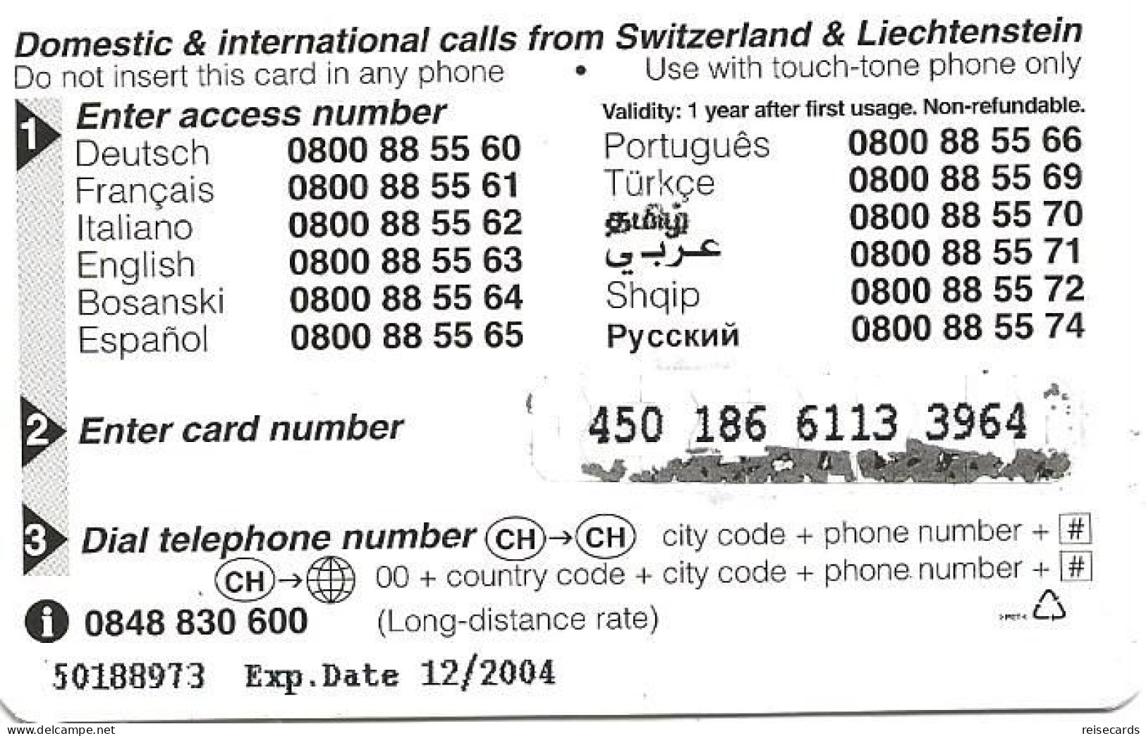 Liechtenstein: Telecom FL - M Teleshop - Liechtenstein