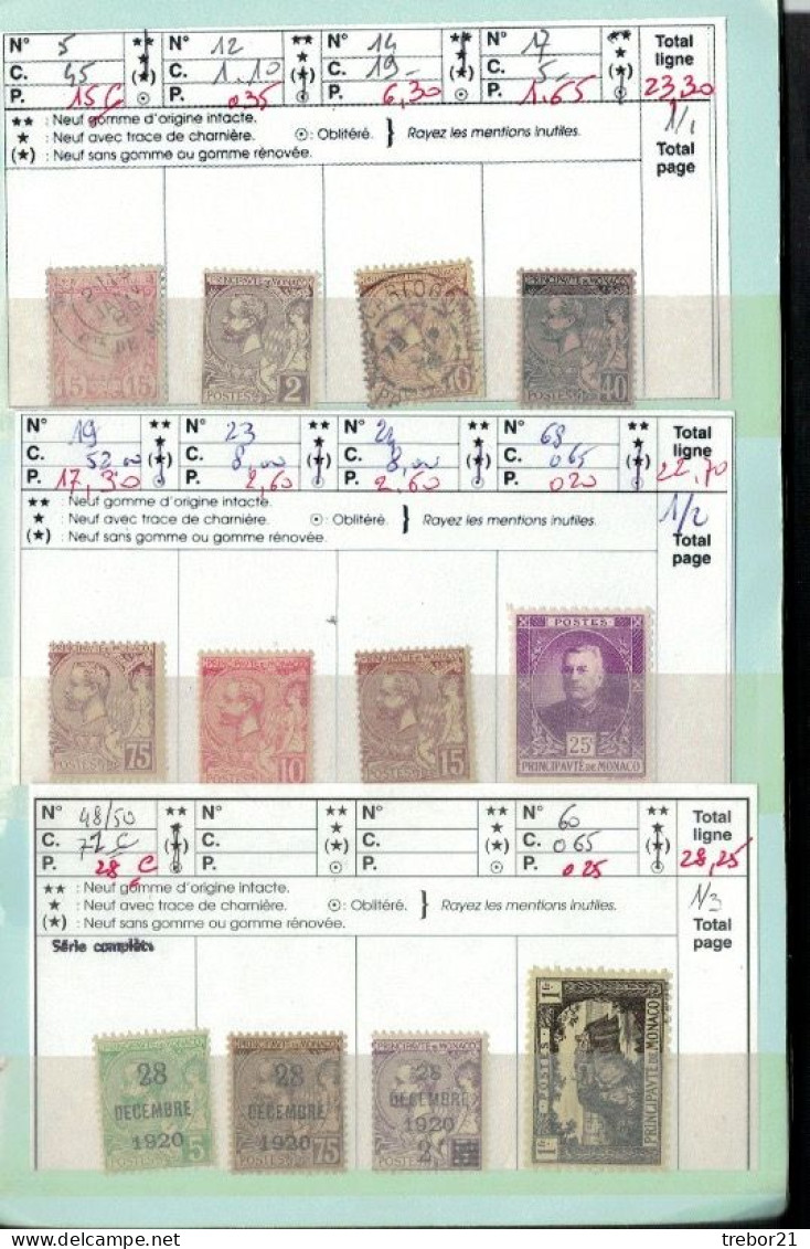 MONACO - 2 Carnets - Cote Yvert 1 396 €uros - Collezioni & Lotti