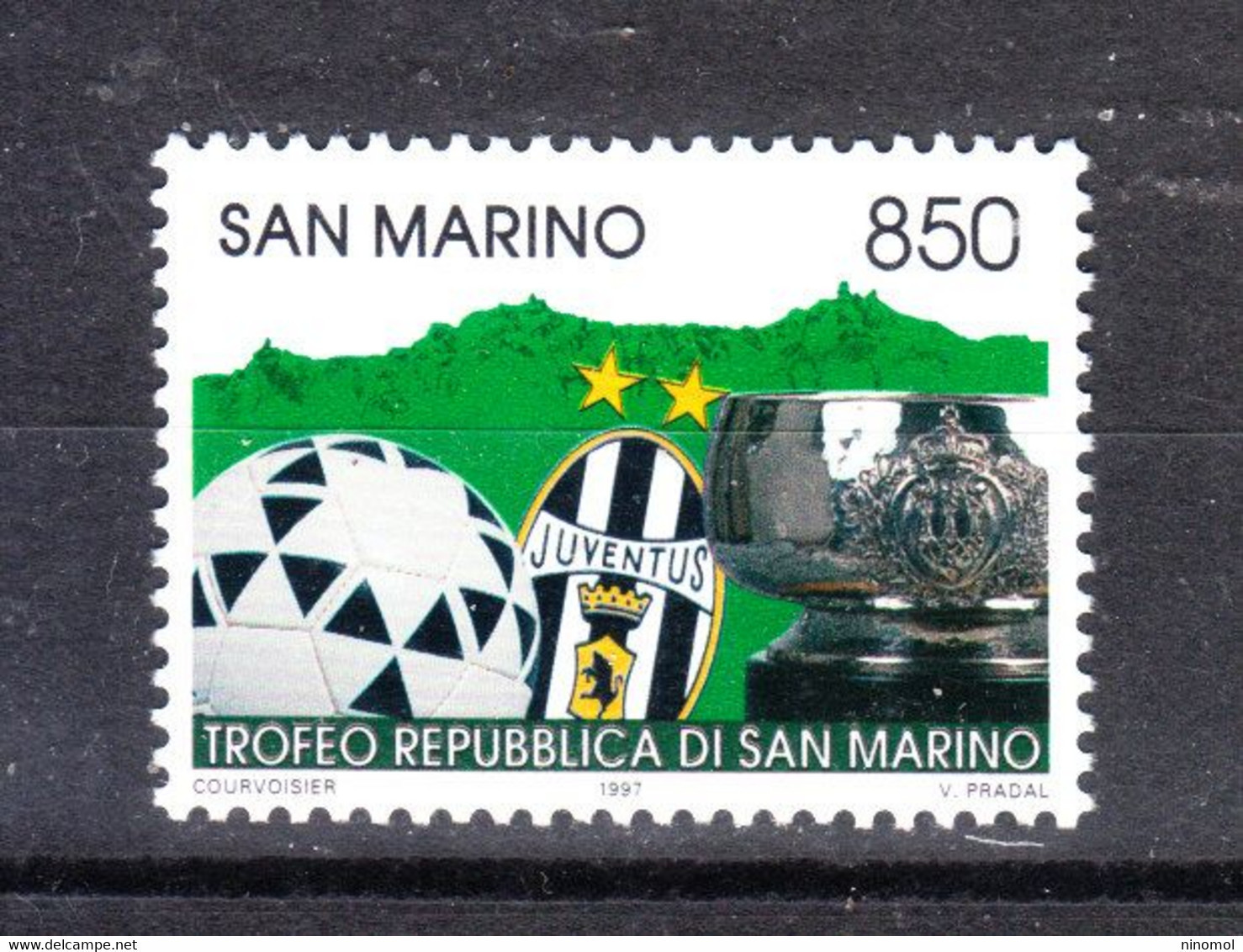 San Marino - 1997. Juventus Champion. MNH - Famous Clubs