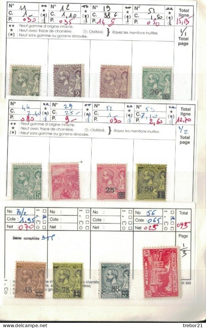 MONACO - 1 Carnet - Cote Yvert 324 €uros - Collections (en Albums)