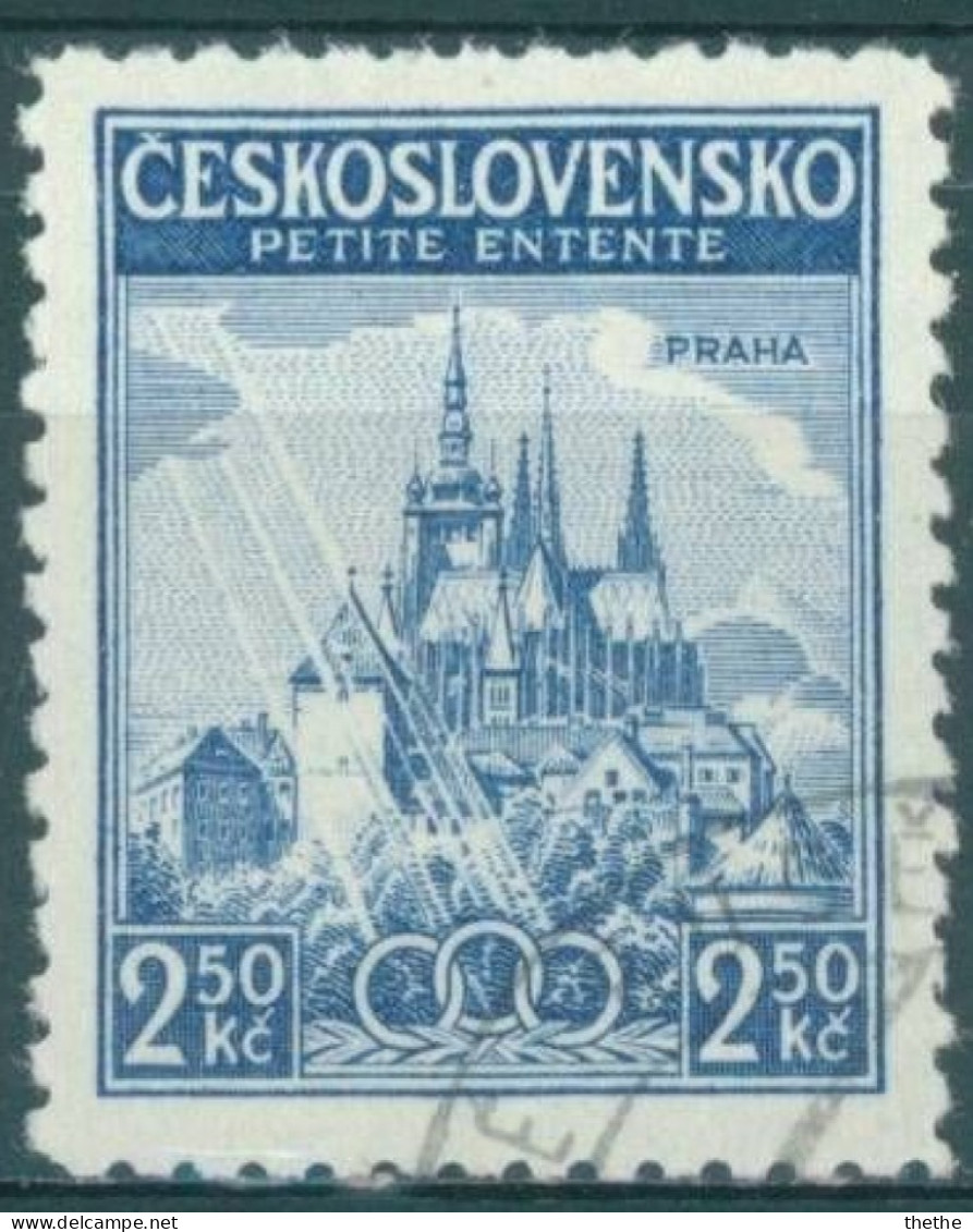 TCHECOSLOVAQUIE -  Commémoration De La Petite Entente . Cathédrale De Prague - Gebraucht