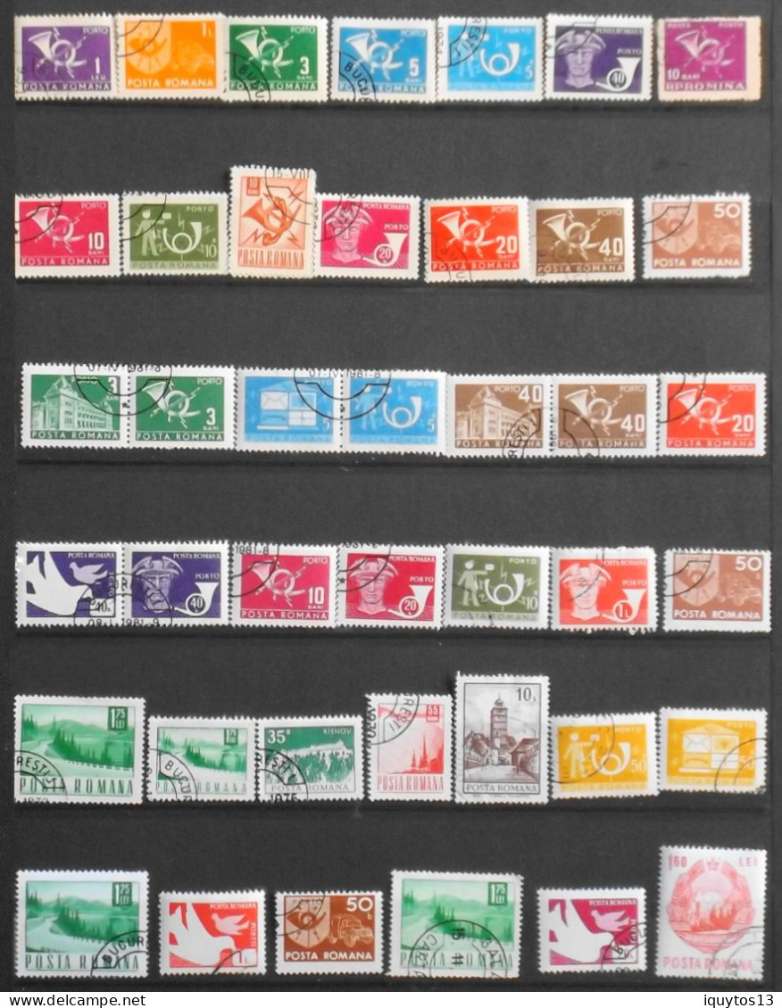 Lot De 109 Timbres - ROUMANIE POSTA ROMANA - Diverses Années - Oblitérés - Collections