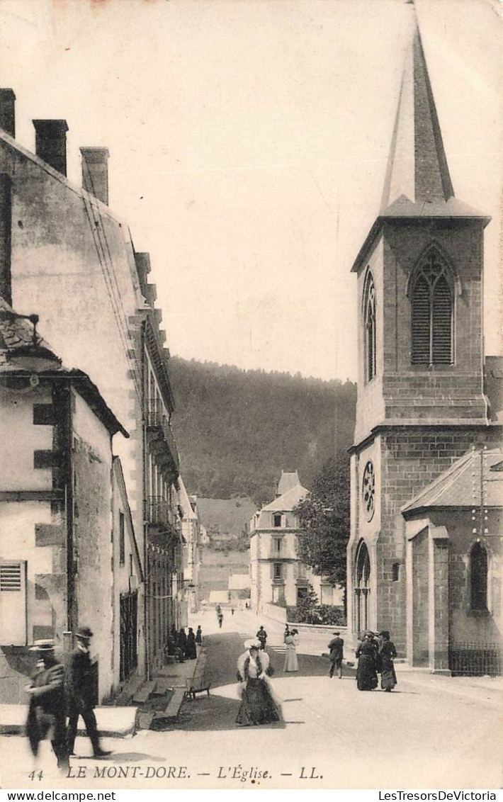 FRANCE - Le Mont-Dore - Vue Générale De L'église - L L - Carte Postale Ancienne - Le Mont Dore