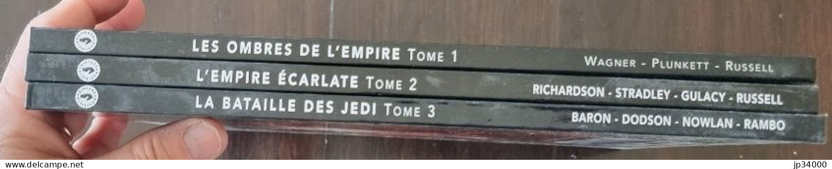 Star Wars Lot 3 Bd: L'empire Écarlate, Ombres Empire, Bataille Jedi (Dark Horse) E.O. - Lots De Plusieurs BD